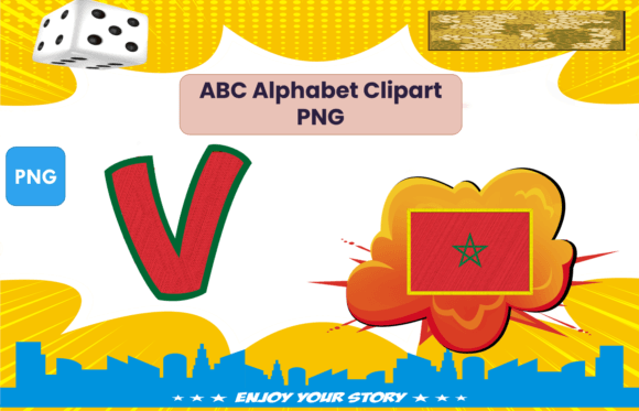 Download ABC Alphabet Clipart PNGs Flag Morocco - Premium Resources